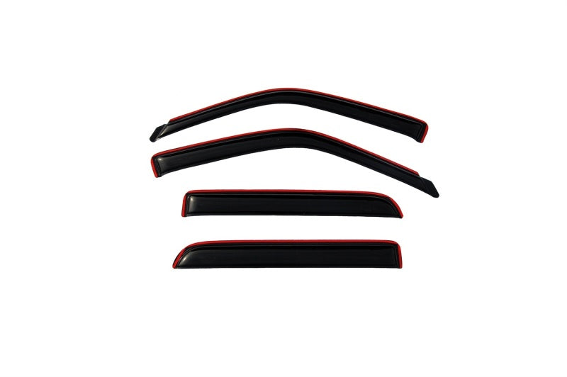 AVS 02-03 Lincoln Blackwood Ventvisor In-Channel Front &amp; Rear Window Deflectors 4pc - Smoke - 194949