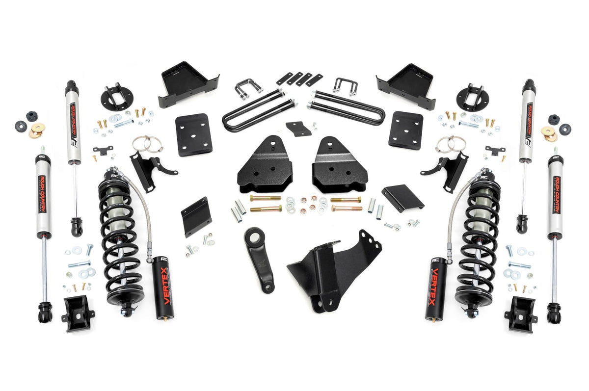 Rough Country - 4.5 Inch Lift Kit - No OVLD - C/O V2 - Ford F-250 Super Duty 4WD (11-14) - 53058