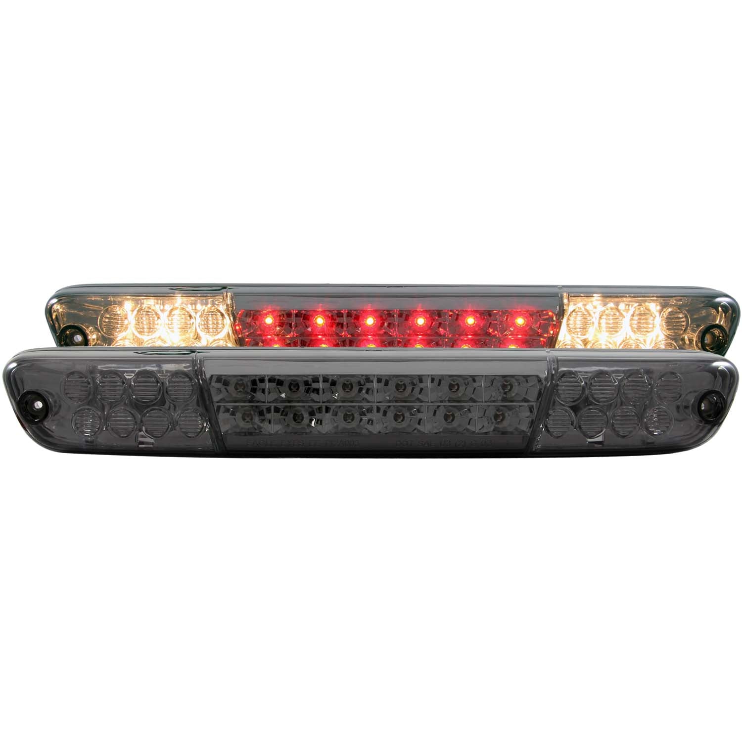 ANZO 2004-2012 Chevrolet Colorado LED 3rd Brake Light Smoke - 531028 for 2004-2012 Chevrolet Colorado - front view