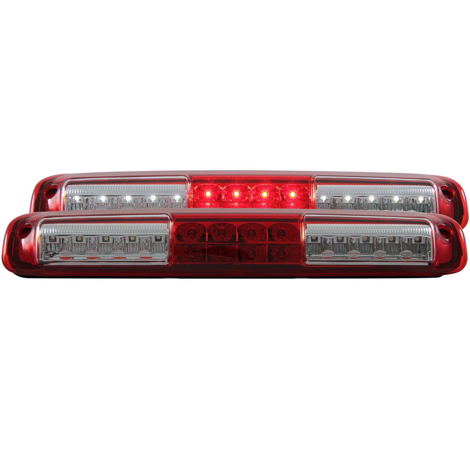 ANZO 1999-2006 Chevrolet Silverado LED 3rd Brake Light Red - 531029 for 1999-2007 Chevrolet Silverado 1500 - front view