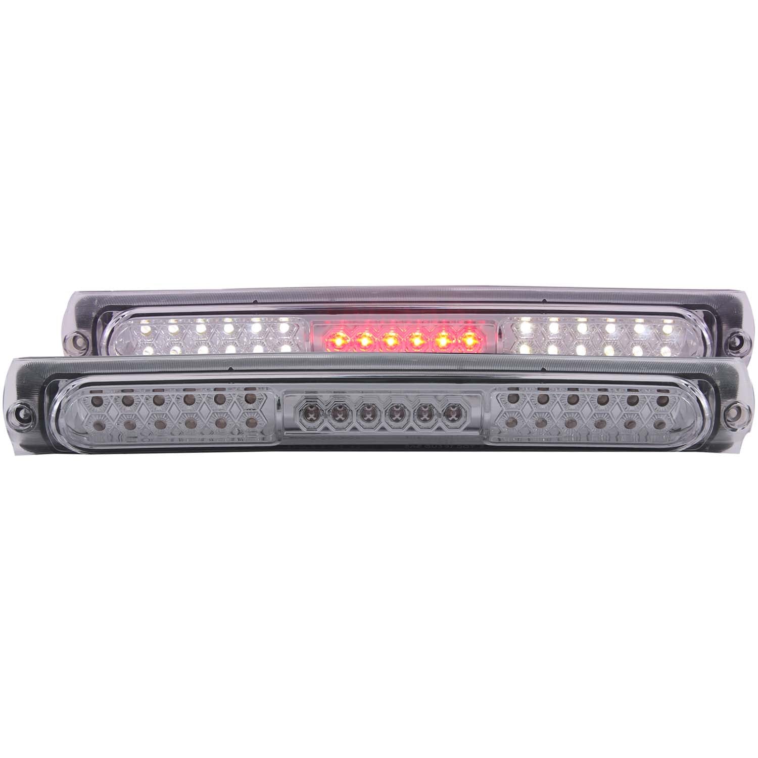 ANZO 1997-2003 Ford F-150 LED 3rd Brake Light Chrome - 531036 for 1997-2004 Ford F 150 - front view