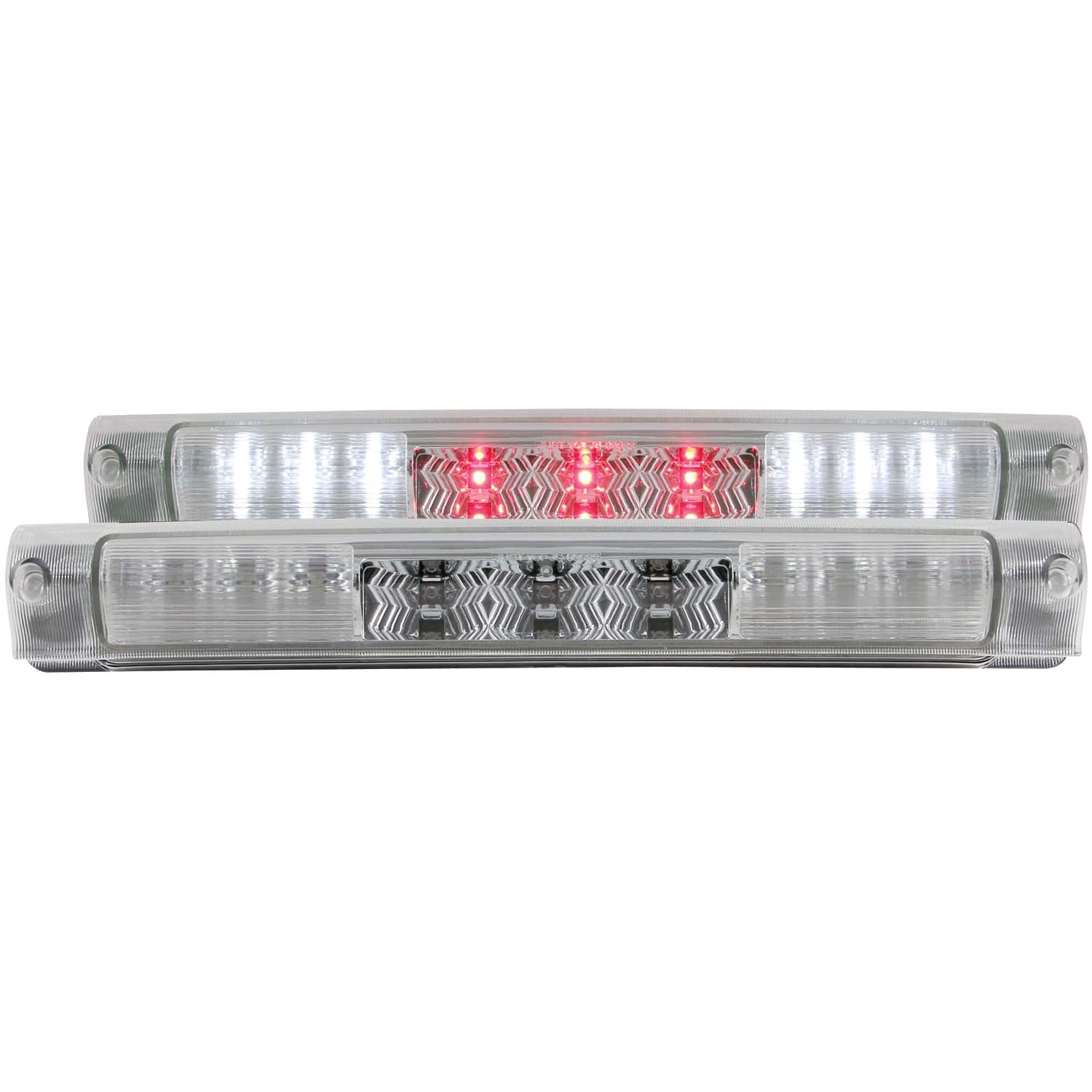 ANZO 1997-2003 Ford F-150 LED 3rd Brake Light Chrome B - Series - 531082 for 1997-2004 Ford F 150 - front view