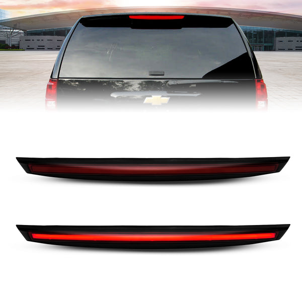 ANZO 2007-2014 Chevrolet Suburban 1500 LED 3rd Brake Light Black Housing Smoke Lens w/ Spoiler 1pc - 531109 for 2007-2014 Che