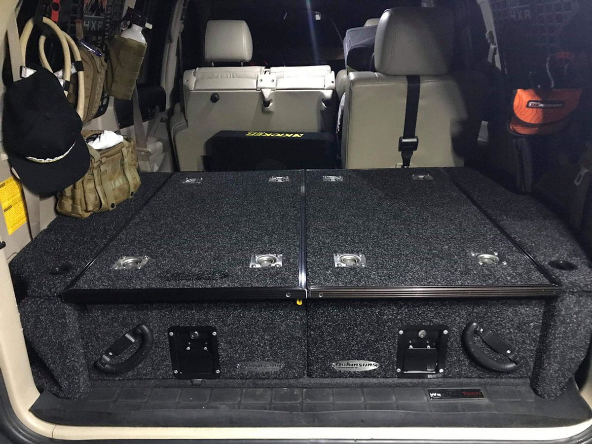 Dobinsons - Rear Dual Roller Drawer System for Lexus GX470 & Toyota Prado 120 with Fridge Slide - RDKITGX470
