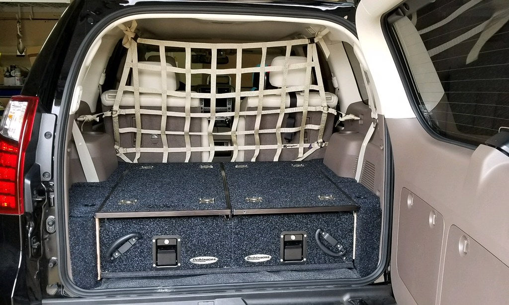 Dobinsons - Rear Dual Roller Drawer System for Toyota Prado 150(with Rear A/c System) with Fridge Slide - RDKITP150