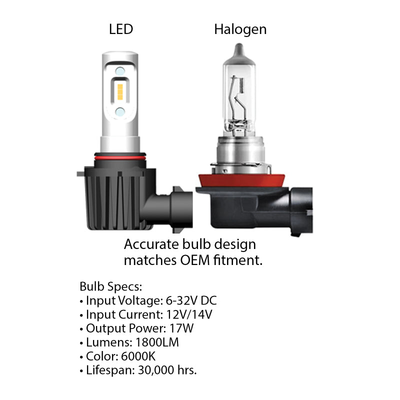 Oracle 9007 - VSeries LED Headlight Bulb Conversion Kit - 6000K SEE WARRANTY - V5241-001