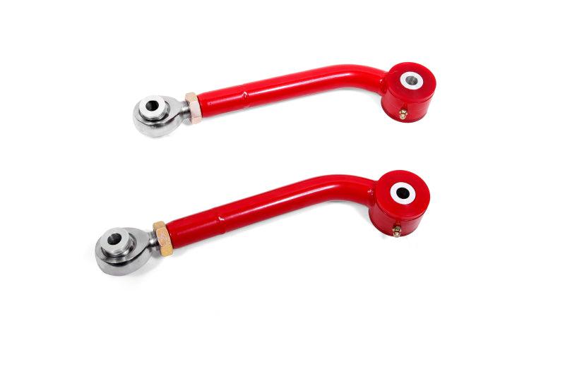 BMR 08-17 Challenger Upper Trailing Arms w/ Single Adj. Poly/Rod Ends - Red - UTA111R