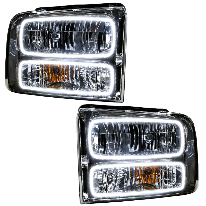 Oracle 05-07 Ford F-250/350 SMD HL - Chrome - White SEE WARRANTY - 7160-001