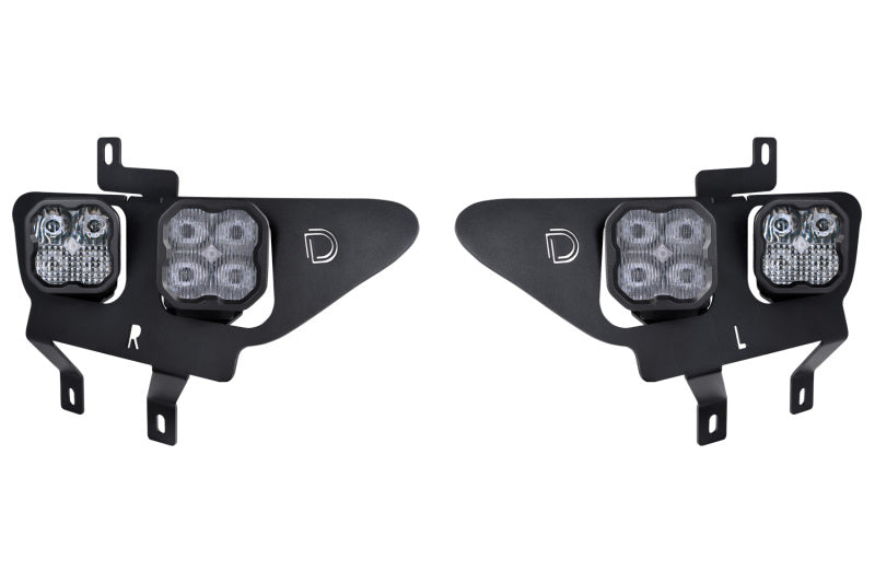 Diode Dynamics 21-22 Ford F-150 Stage Series Fog Pocket Mounting Brackets - DD7309P for 2021-2023 Ford F 150 - detail view
