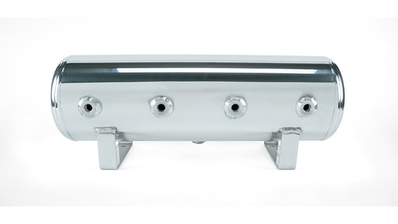 Air Lift 2.5 Gal. Polished Tank w/ Viair 444c Chrome Compressor (Incl. Fittings &amp; Mounting Hardware)