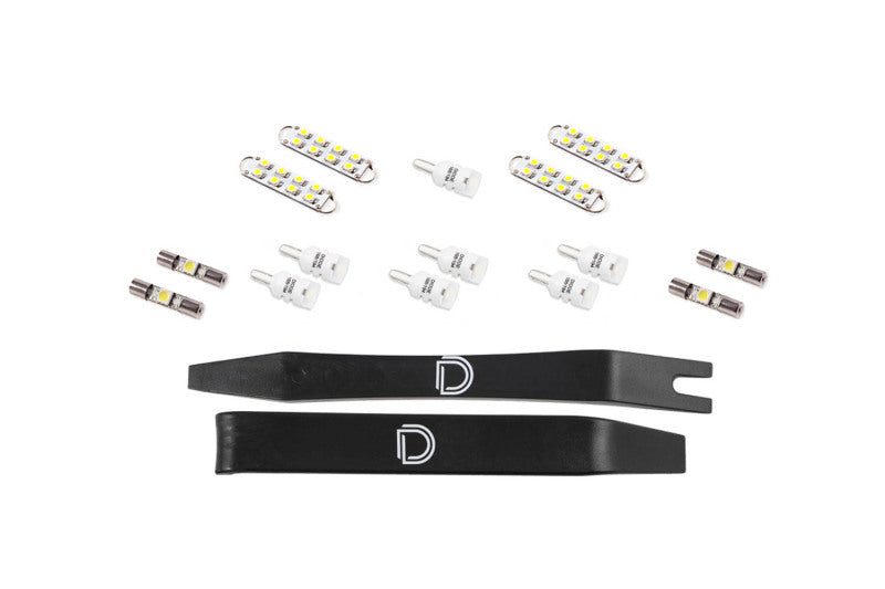 Diode Dynamics 11-23 Dodge Charger Interior LED Kit Cool White Stage 1 - DD0495 for 2012 Dodge Charger - front view