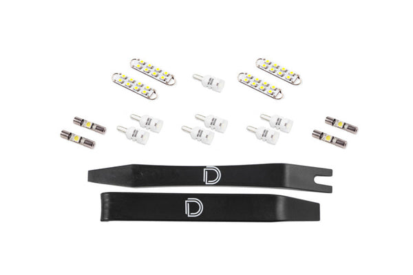Diode Dynamics 11-23 Dodge Charger Interior LED Kit Cool White Stage 1 - DD0495 for 2012 Dodge Charger - front view