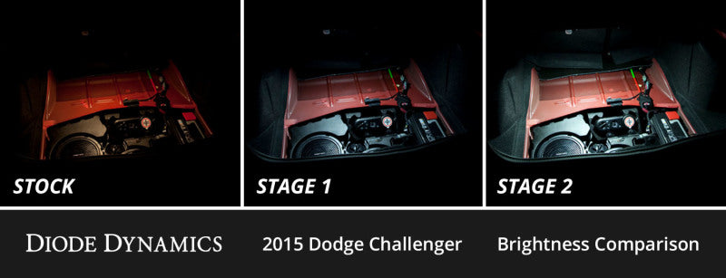 Diode Dynamics 15-23 Dodge Challenger Interior LED Kit Cool White Stage 1 - DD0625 by Diode Dynamics - detail view