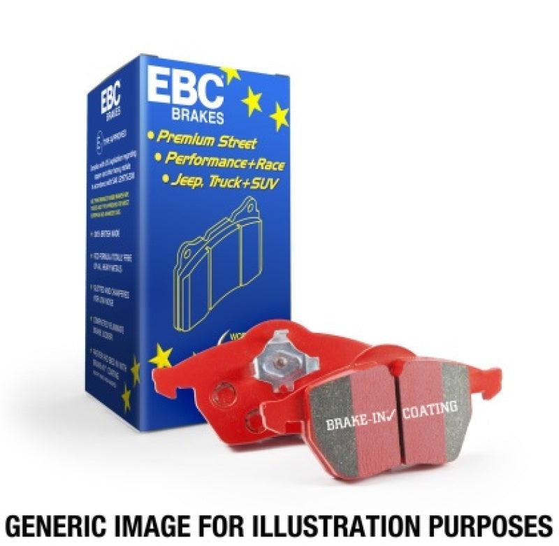 EBC 2020+ Audi A4 B9 2.0T Redstuff Rear Brake Pads - DP32435C for 2020-2025 Audi S5 - angle view