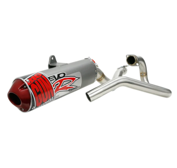 Big Gun 05-13 Yamaha RAPTOR 350 EVO R Series Full System Exhaust - 10-2703 - front view