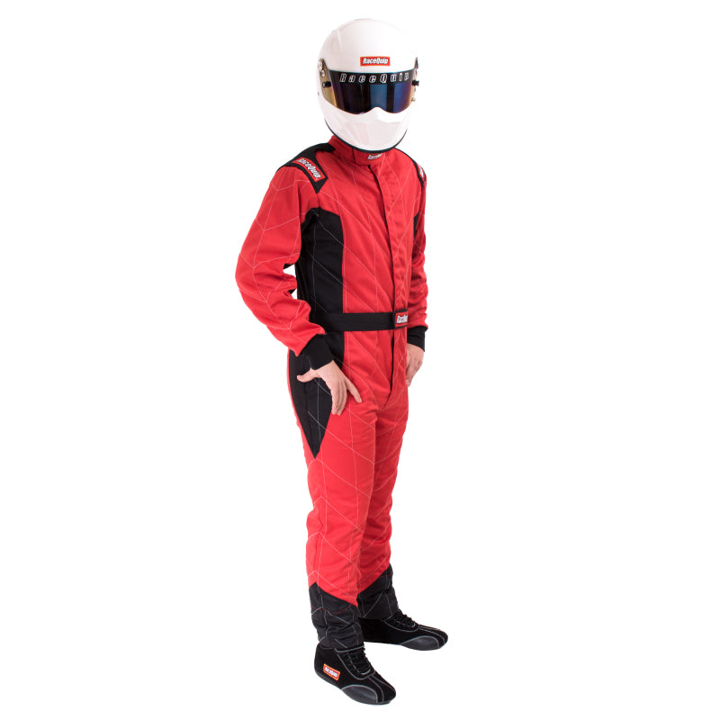 RaceQuip Red Chevron-5 Suit SFI-5 - Small - 91609129RQP