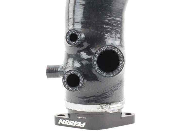 Perrin 2015+ Subaru WRX Black 3in Turbo Inlet Hose w/ Nozzle - PSP-INT-424BK
