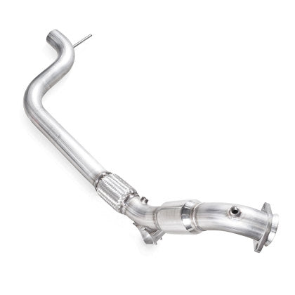 STAINLESS WORKS Mustang EcoBoost 2015-2018 Catted Downpipe Factory Connect- Stainless (2015-2018 2.3L Ecoboost ONLY)