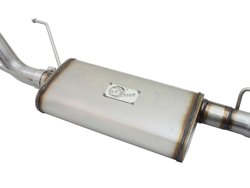 aFe MACH Force XP 2.5in Cat-Back Stainless Steel Exhaust System w/Black Tip Toyota Tacoma 13-14 2.7L - 49-46024-B