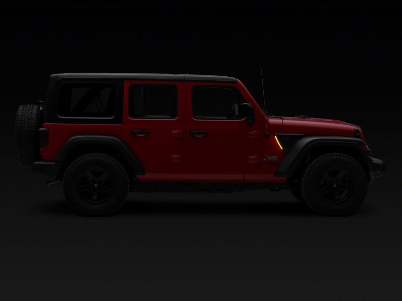 Raxiom 18-23 Jeep Wrangler JL LED Fender Vent Lighting w/ DRL and Turn Signal - J177414