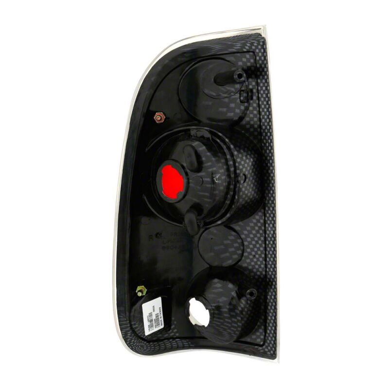 Raxiom 97-03 Ford F-150 Styleside Axial Series Version 2 Tail Lights- Carbon Fiber -Red/Clear Lens - T542846 - close-up view