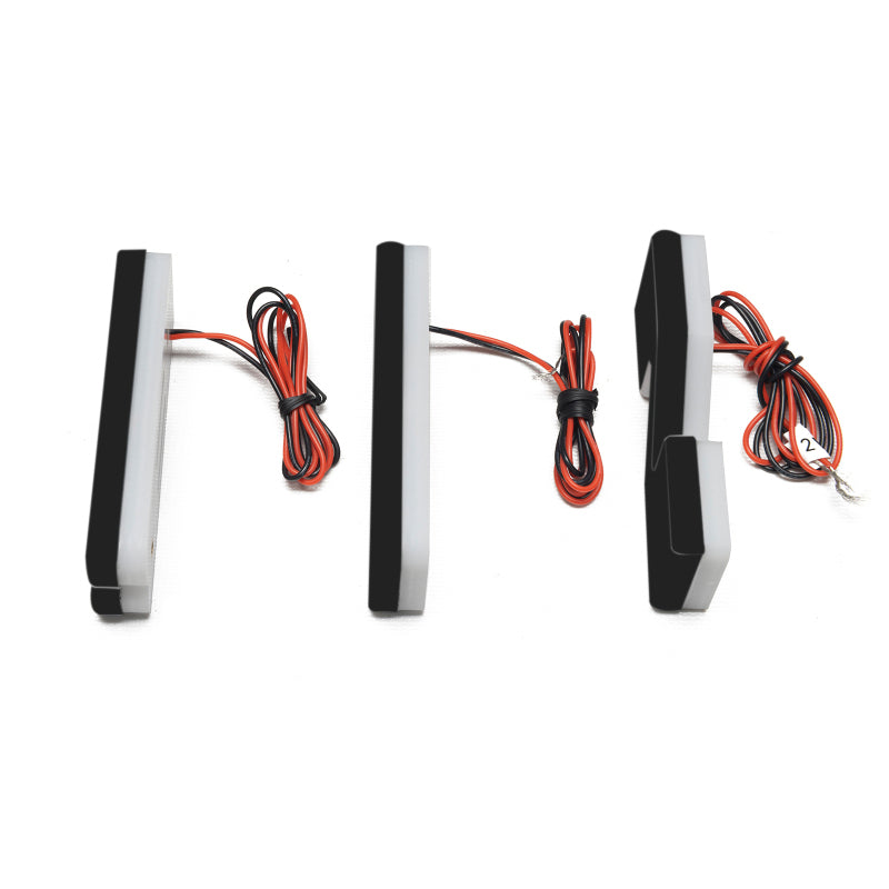 ORACLE Lighting Universal Illuminated LED Letter Badges - Matte Blk Surface Finish - J SEE WARRANTY - 3141-J-001