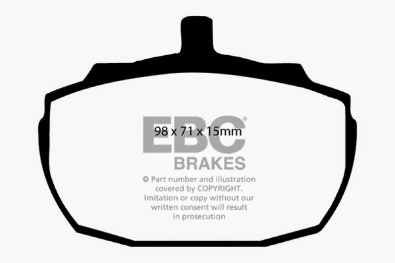 EBC 91-93 Morgan 4/4 1.6 Greenstuff Front Brake Pads - DP2243