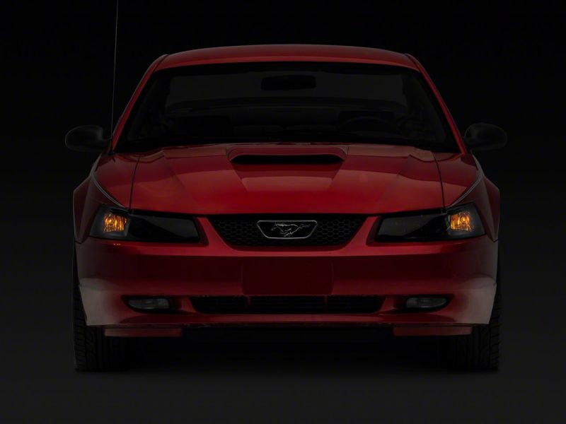 Raxiom 99-04 Ford Mustang Axial Series OEM Style Replacement Headlights- Blk Housing (Smoked Lens) - 413420