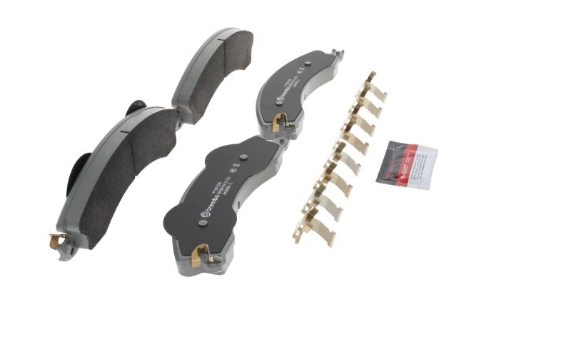 Brembo 09-17 Chevrolet Silverado 2500 HD/GMC Sierra 2500 HD/Silverado 3500 HD Front NAO Brake Pad - P10072N