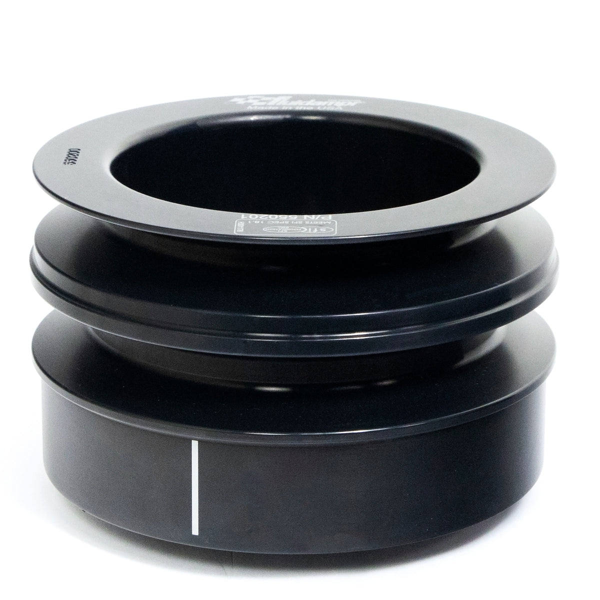 Fluidampr Ford 8BA Flat Head Wide Belt Harmonic Balancer - Ford Flathead V8 w/ Wide Belt Pulley - 550201