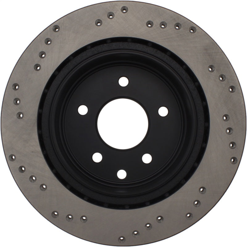 StopTech 08-12 Infiniti EX35 Cryo Drilled Sport Rear Right Rotor - 128.42088CR