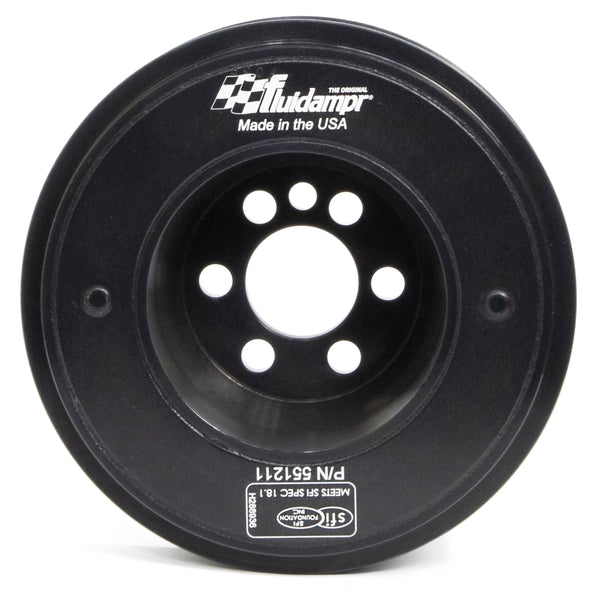 Fluidampr VW 06-08 2L FSI Motor (6 bolt hole mounting) Steel Internally Balanced Damper - 551211 for 2005-2009 Audi A4 - fron
