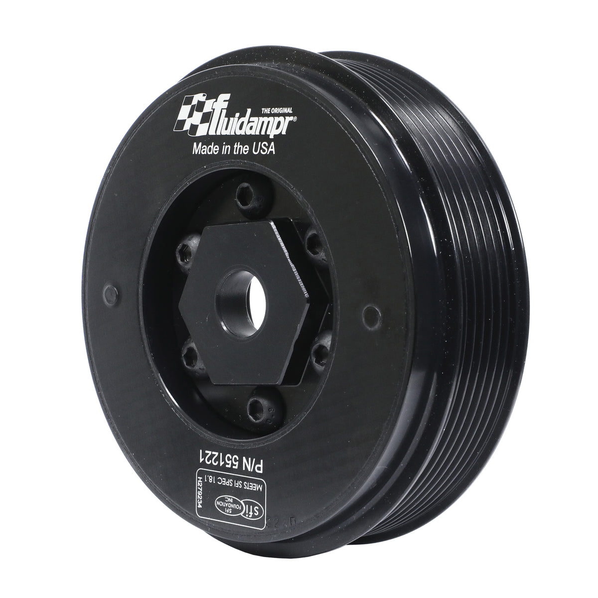 Fluidampr 91-08 VW Golf/05-12 Passat B6/B7 / 03-10 Audi TT Steel Internally Balanced Damper - 551221