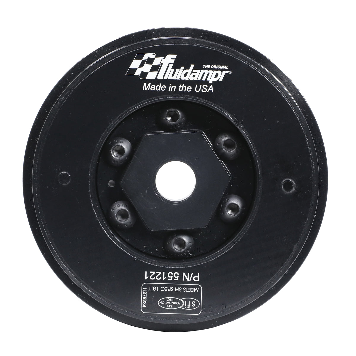 Fluidampr 91-08 VW Golf/05-12 Passat B6/B7 / 03-10 Audi TT Steel Internally Balanced Damper - 551221 for 1995-2005 Volkswagen