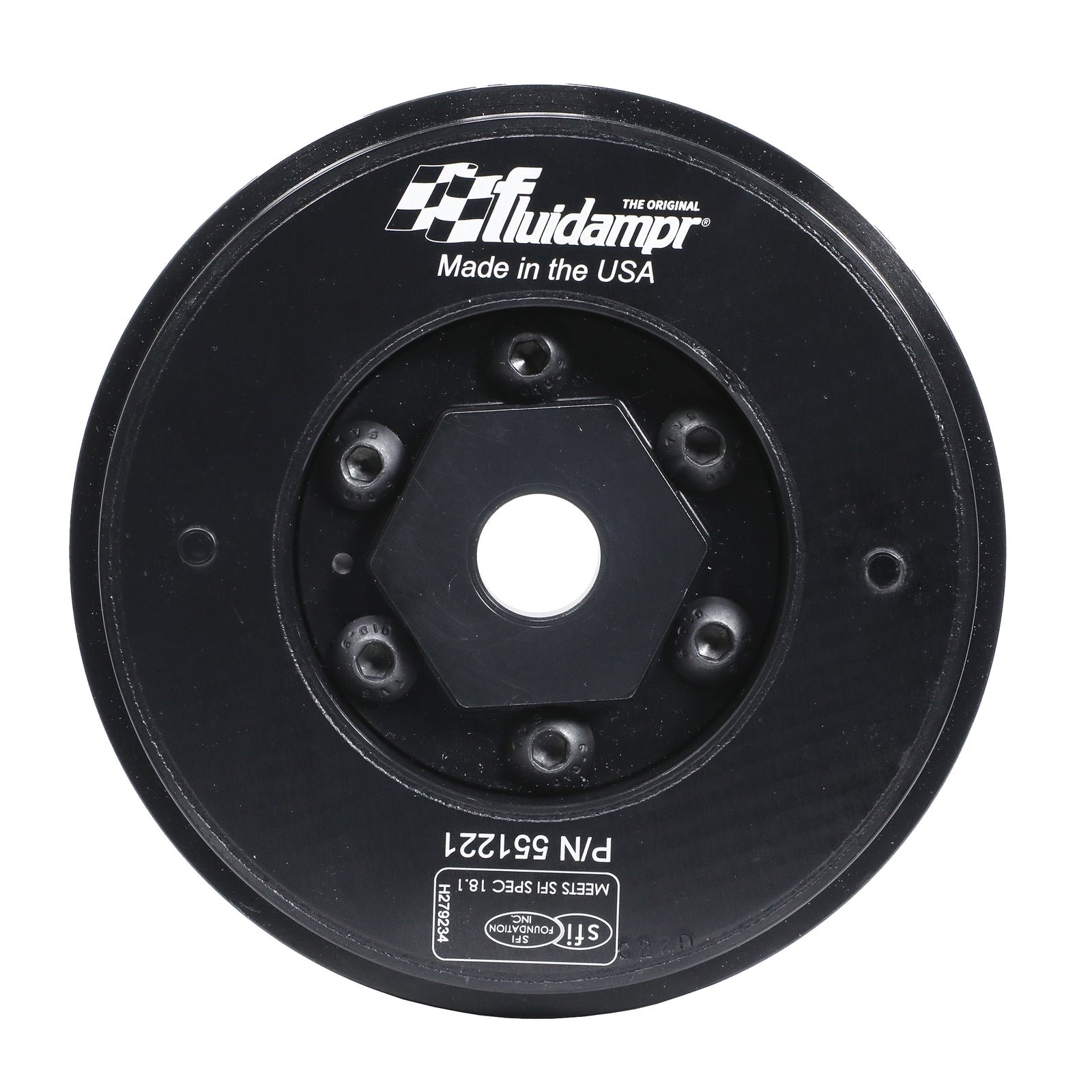Fluidampr 91-08 VW Golf/05-12 Passat B6/B7 / 03-10 Audi TT Steel Internally Balanced Damper - 551221 for 1995-2005 Volkswagen