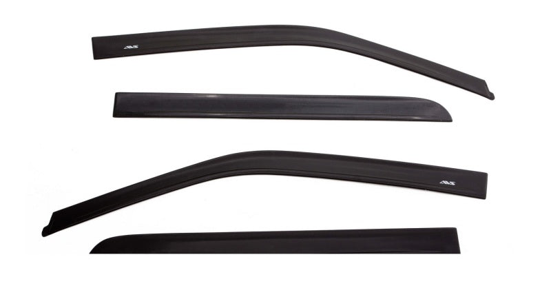 AVS 09-18 Dodge RAM 1500 Crew Cab Ventvisor In-Channel Window Deflectors 4pc - Matte Black - 1774004