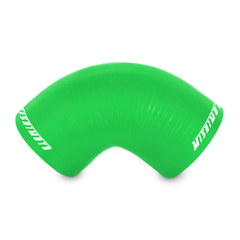 Mishimoto 2.5in. 90-Degree Coupler Green - MMCP-2590GN by Mishimoto - front view