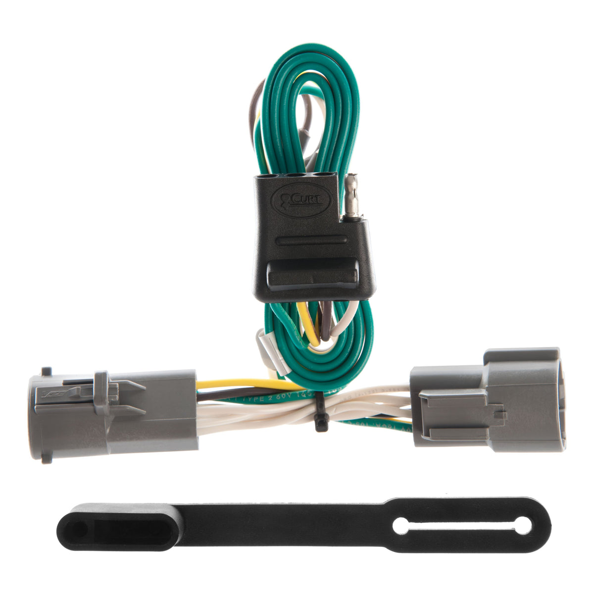 CURT 55316 Vehicle-Side Custom 4-Pin Trailer Wiring Harness, Fits Select Ford F-150, F-250, HD, F-350