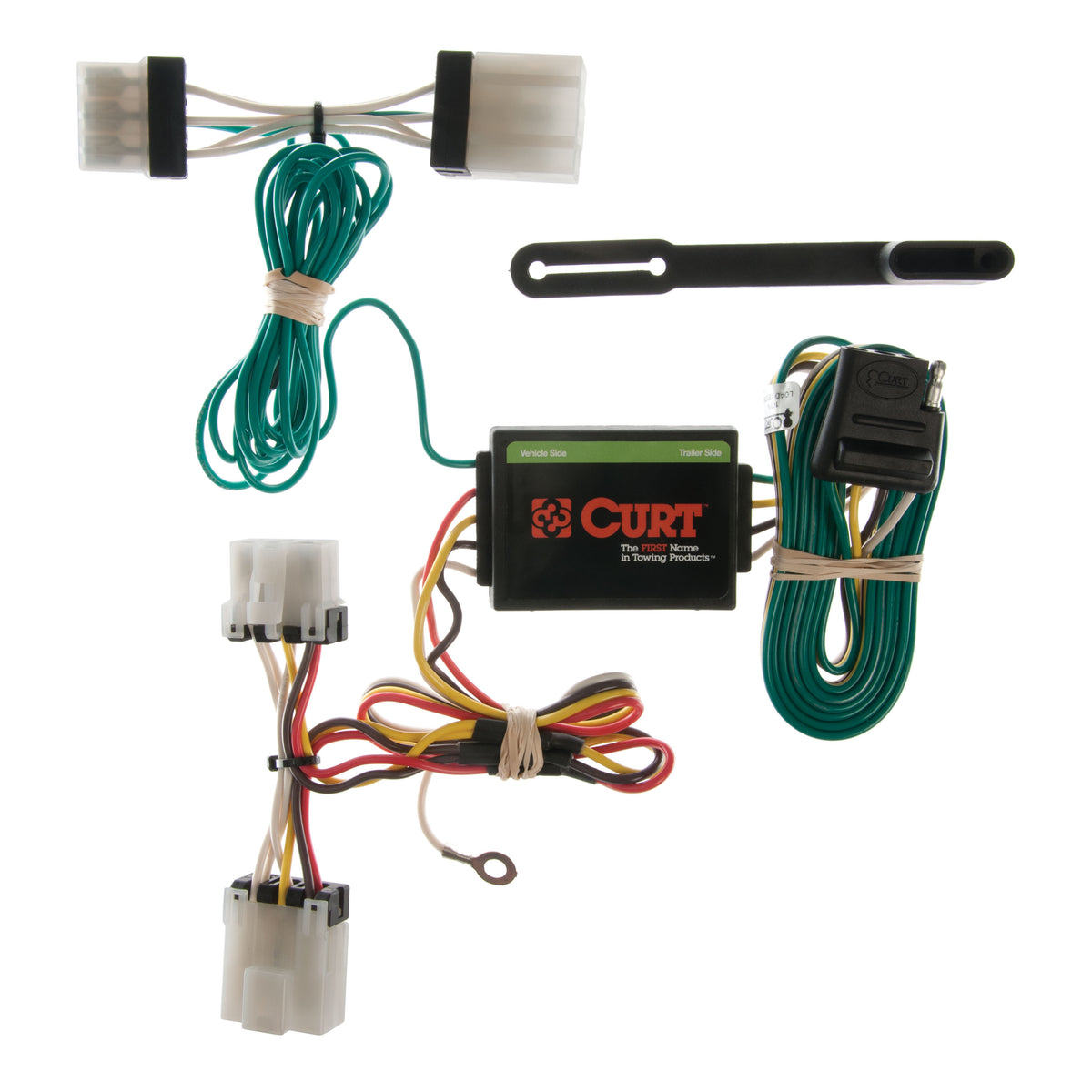 CURT 55353 Vehicle-Side Custom 4-Pin Trailer Wiring Harness, Fits Select Nissan Pathfinder, Pickup