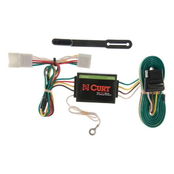 CURT 55354 Vehicle-Side Custom 4-Pin Trailer Wiring Harness, Fits Select Jeep Cherokee, Including Sport