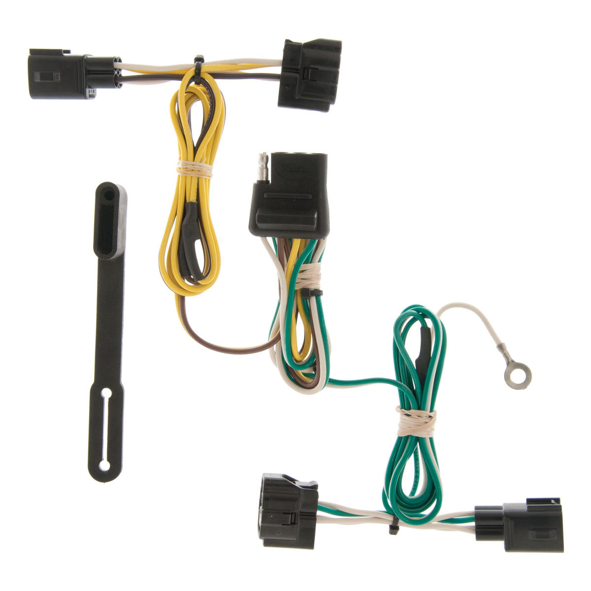 CURT 55363 Vehicle-Side Custom 4-Pin Trailer Wiring Harness, Fits Select Jeep Wrangler TJ