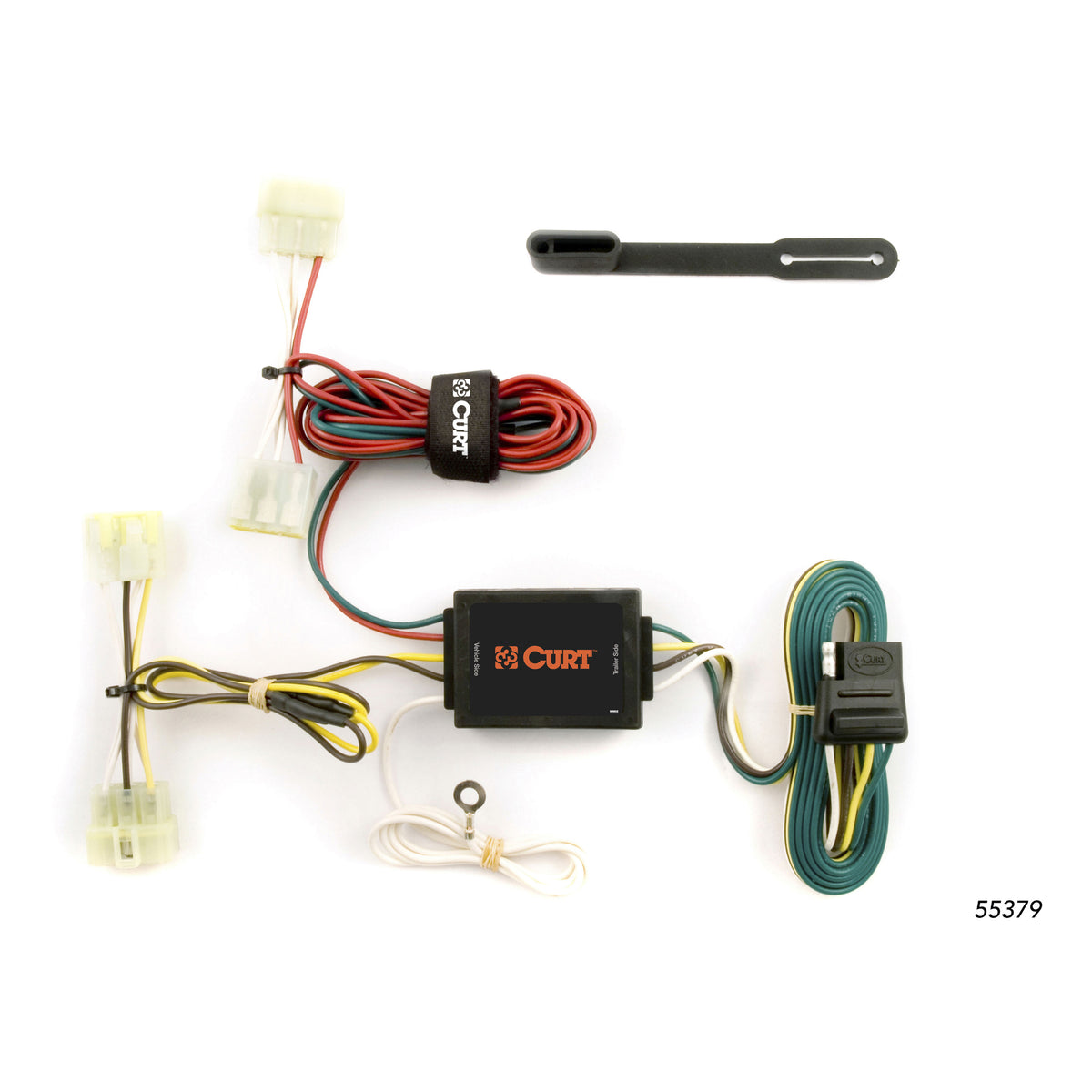 CURT 55379 Vehicle-Side Custom 4-Pin Trailer Wiring Harness, Fits Select Toyota Pickup, Tacoma
