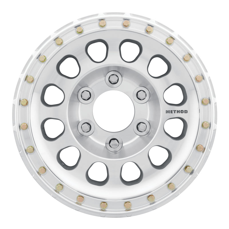 Method MR103 Beadlock 17x9 -12mm Offset 6x6.5 108mm CB Raw Machined w/BH-H24125 Wheel - MR10379070312BR