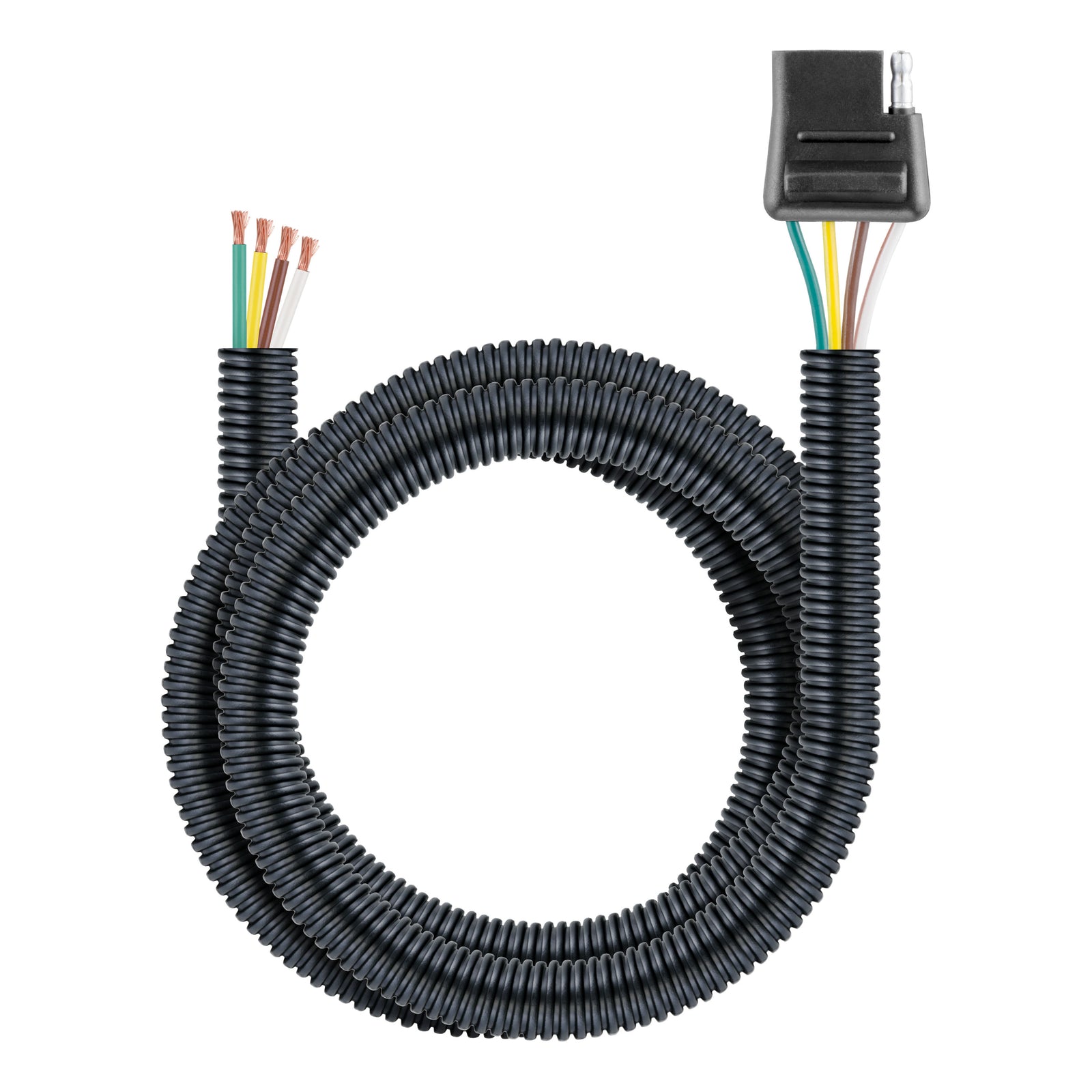 CURT 55411 Vehicle-Side Custom 4-Pin Trailer Wiring Harness, Fits Select Chevrolet Astro, Blazer, Oldsmobile Bravada, GMC Jimmy, Safari