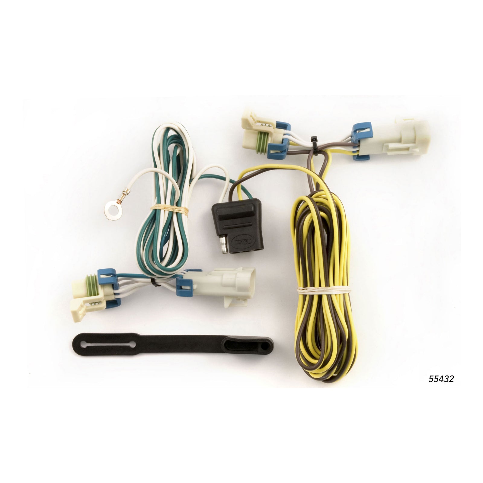 CURT 55432 Vehicle-Side Custom 4-Pin Trailer Wiring Harness, Fits Select Chevrolet Cobalt, HHR, Pontiac G5, Pursuit Coupe