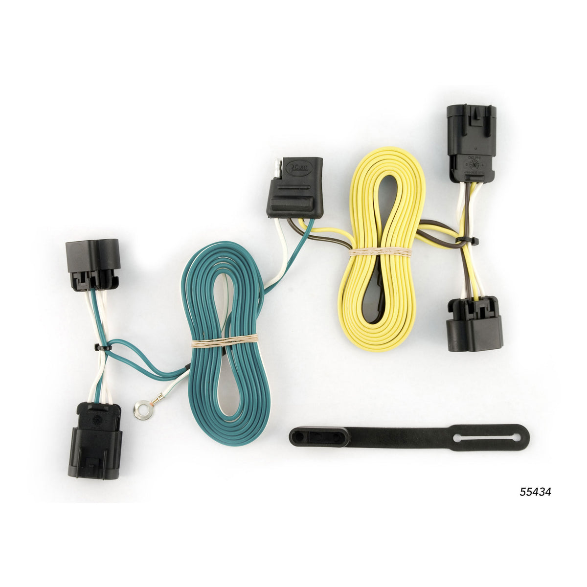 CURT 55434 Vehicle-Side Custom 4-Pin Trailer Wiring Harness, Fits Select Chevrolet Cobalt, Pontiac G5, Pursuit Sedan