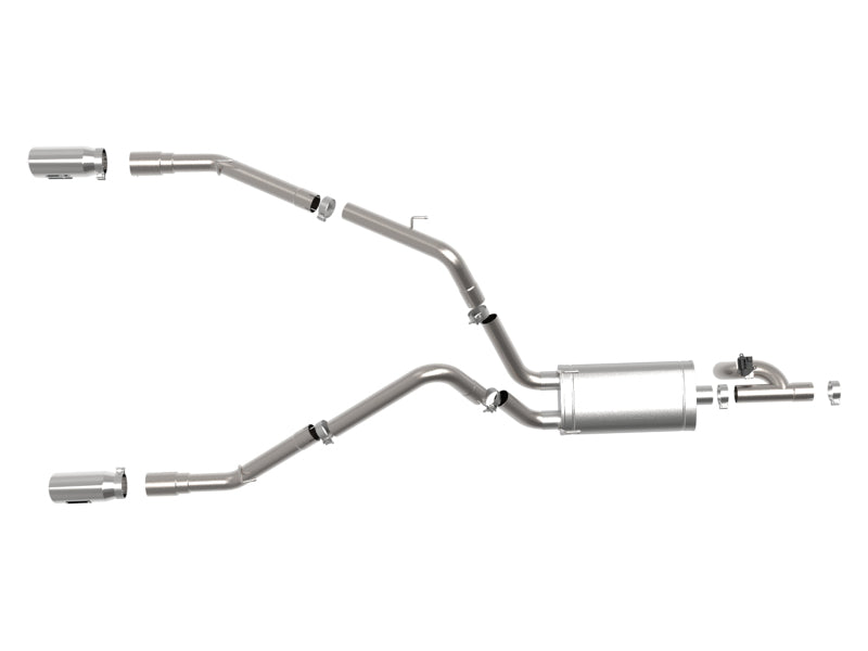 aFe 09-18 Ram 1500 V8 5.7L Hemi Gemini XV 3in 304 SS Cat-Back Exhaust w/ Polished Tips - 49-32083-P