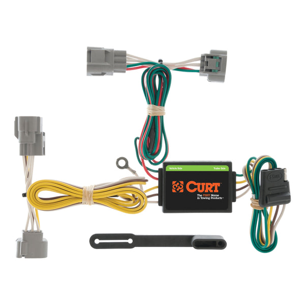CURT 55513 Vehicle-Side Custom 4-Pin Trailer Wiring Harness, Fits Select Toyota Tacoma, T100, Hilux