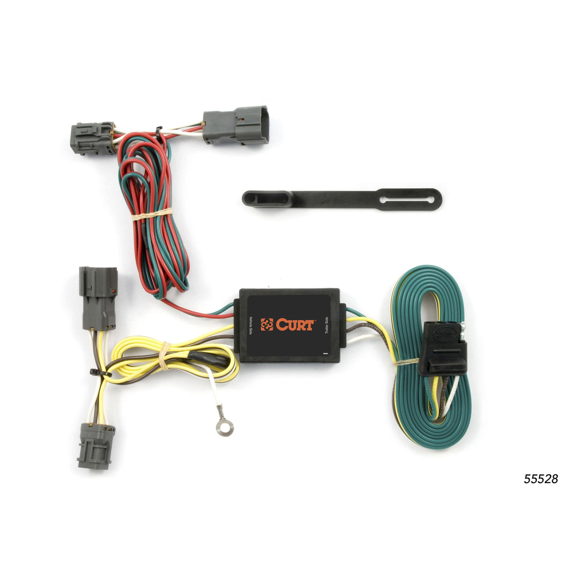 CURT 55528 Vehicle-Side Custom 4-Pin Trailer Wiring Harness, Fits Select Hyundai Tucson