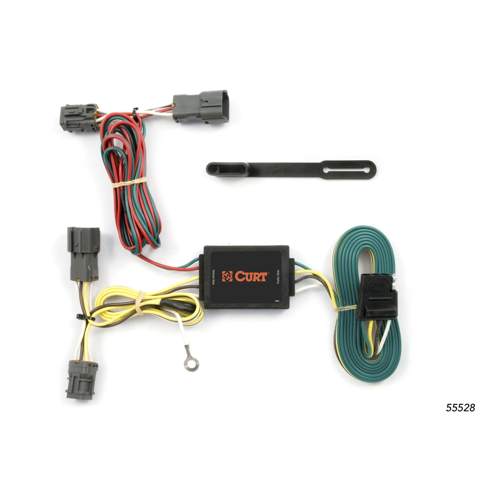 CURT 55528 Vehicle-Side Custom 4-Pin Trailer Wiring Harness, Fits Select Hyundai Tucson